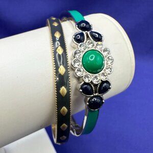 Lia Sophia Bangle Bracelet Pair